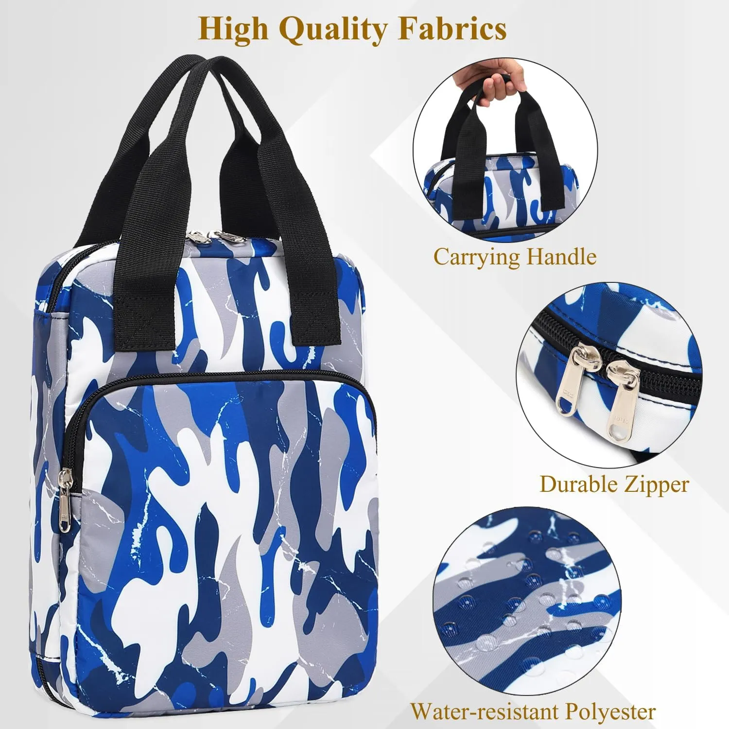 Bible Cover for Women, Bible Case, Bible Holder Case for Women, Carrying Book Case Church Bag with Handle and Zippered