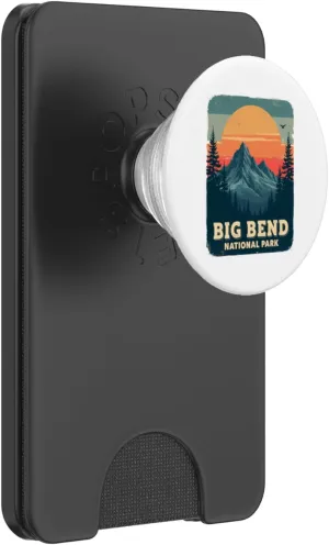 Big Bend National Park Hiking Camping Desert Adventure PopSockets PopWallet for MagSafe