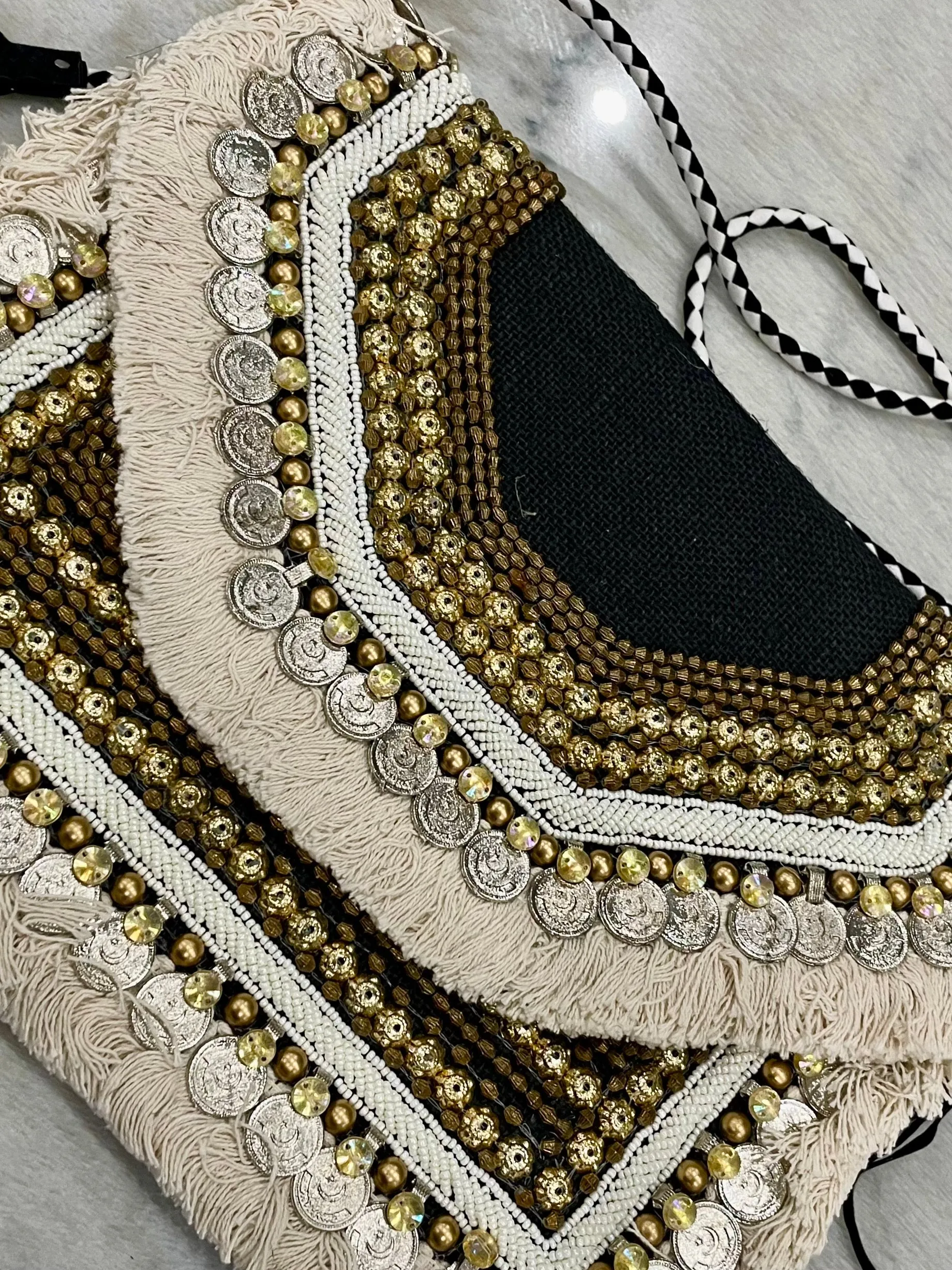 BIG COIN BAGS IN JUTE