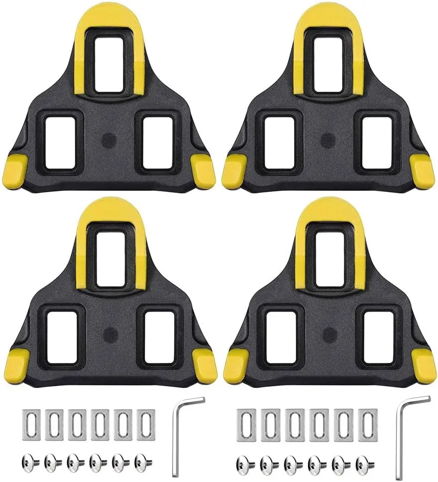 Bike Cleats,2 Pairs 6 Degree Shimano SPD SL Pedal Cycling Road Bike