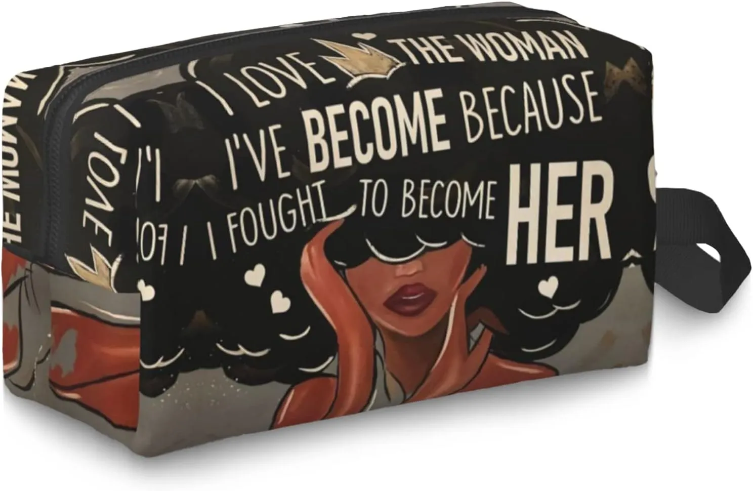 Black Girl Stuff Makeup Bag - Christmas & Sister Gifts for Black Women