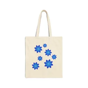 Blooming Blue Floral Tote Bag