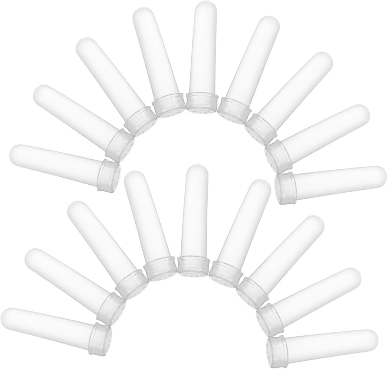 Blossom Tube Set 20pcs Plastic Water Vials for Flowers Nutrient Supply Root Cultivation and Orchid Growing Portable User-Friendly