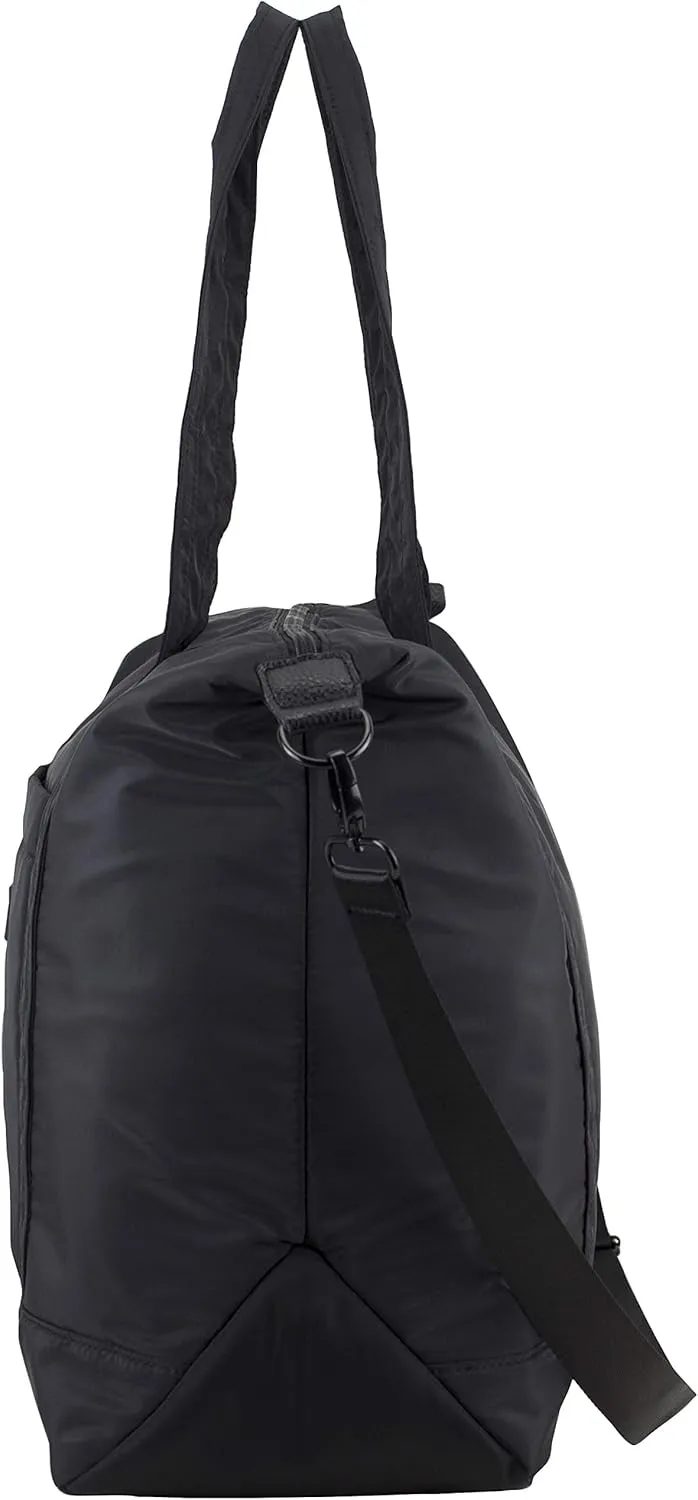BODHI Metro Soft Puffy Shoulder Bag Travel Duffel Tote Carry on Luggage Sport Weekender Overnight Women For Spirit Airlines