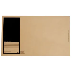 Brown Kraft Paper Mailing Satchel Large - 100/ctn