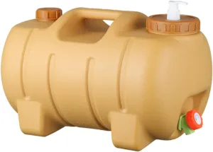 Camping Water Container – Hog-Shaped Canister, Hydration Barrel | Durable 20L Drink Dispenser with Tap for Sports Events, Picnic Gatherings, Road Travel, and Group Camping Experiences