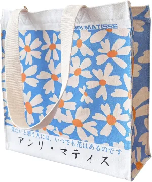 Canvas Tote Bag For Women With Zipper, Durable Portable Reusable Tote Canvas Bag, Tote Bag Aesthetic