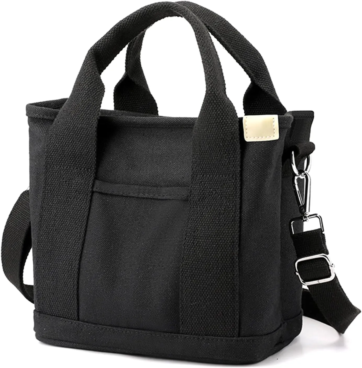 Canvas Tote Bag for Women,Small Totes Bags with Zipper Cute Crossbody Purse with Pockets Large Shoulder Handbag,2 Sizes