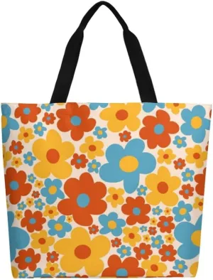 Canvas Tote Bag Large Women Casual Shoulder Bag Handbag Reusable Beach Shopping Grocery Bag For Outdoors