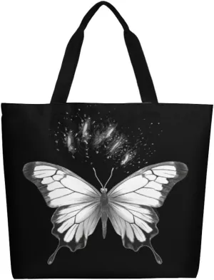 Canvas Tote Bag Large Women Casual Shoulder Bag Handbag Reusable Beach Shopping Grocery Bag For Outdoors