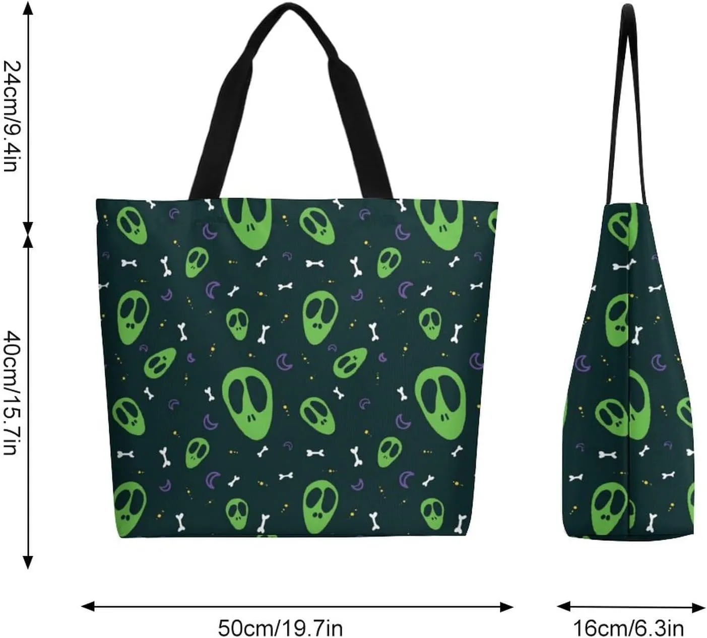 Canvas Tote Bag Large Women Casual Shoulder Bag Handbag Reusable Beach Shopping Grocery Bag For Outdoors