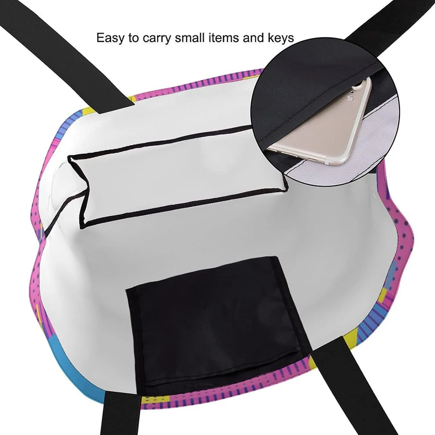 Canvas Tote Bag Large Women Casual Shoulder Bag Handbag Reusable Beach Shopping Grocery Bag For Outdoors
