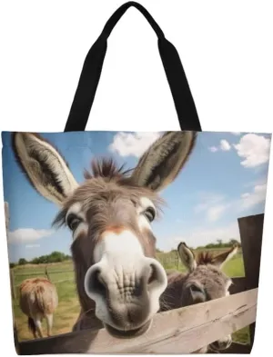 Canvas Tote Bag Large Women Casual Shoulder Bag Handbag Reusable Beach Shopping Grocery Bag For Outdoors