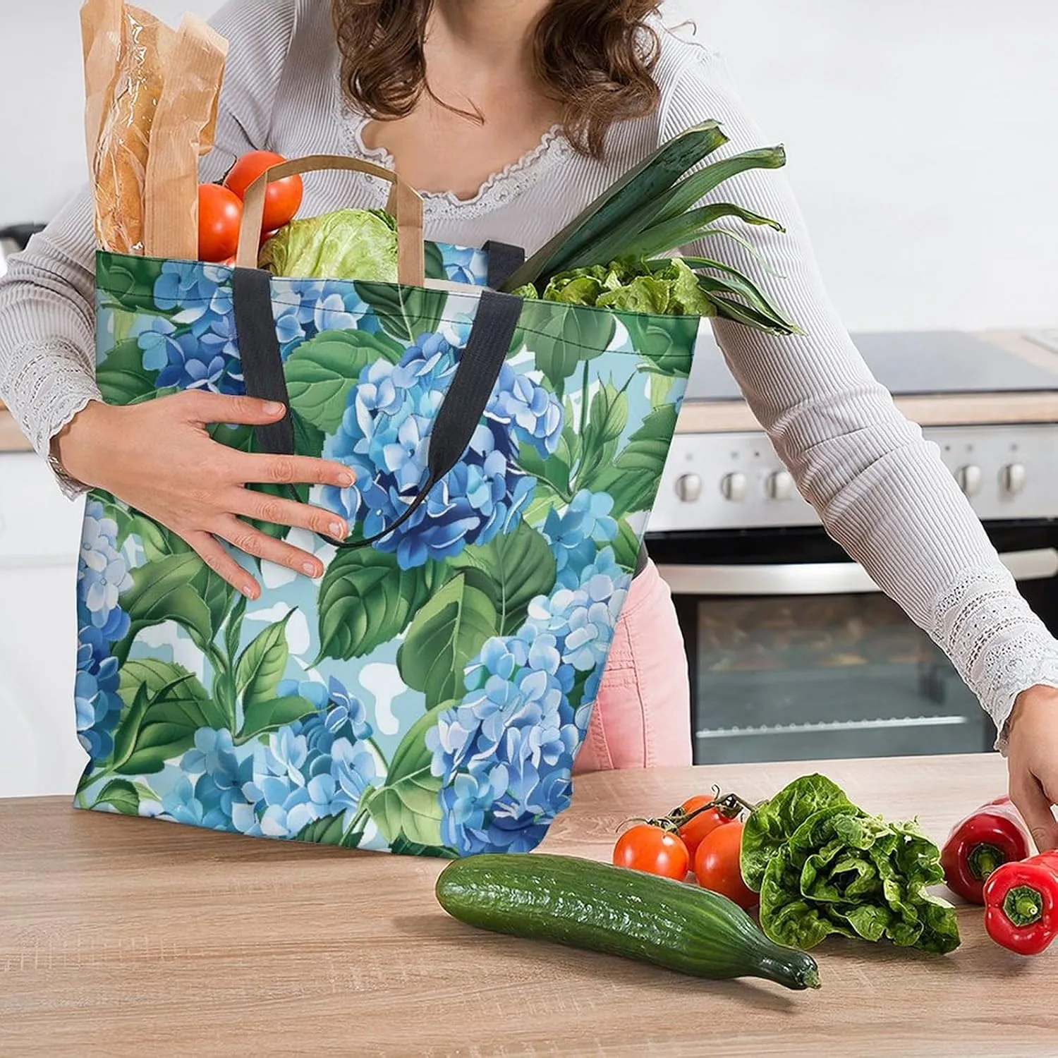 Canvas Tote Bag Large Women Casual Shoulder Bag Handbag Reusable Beach Shopping Grocery Bag For Outdoors
