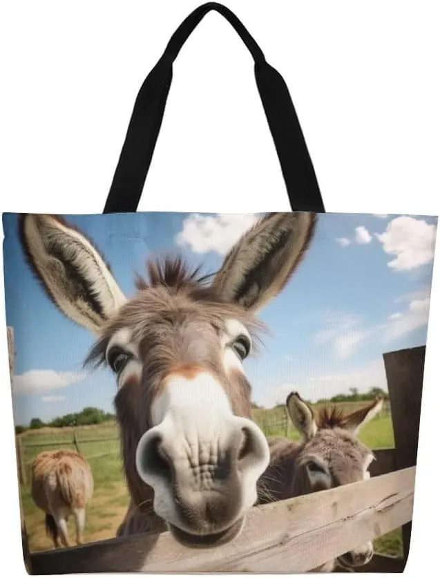 Canvas Tote Bag Large Women Casual Shoulder Bag Handbag Reusable Beach Shopping Grocery Bag For Outdoors