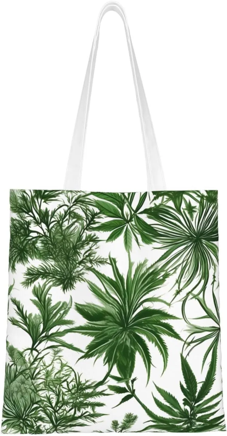 Canvas Tote Bags For Women,Tote Bag,Canvas Crossbody Bag For Office,Travel,Christmas Gift,Many Small Cactus Art Print