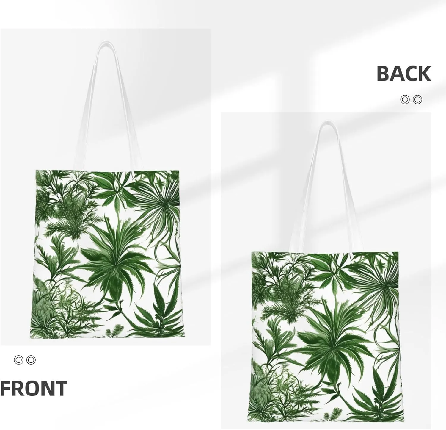 Canvas Tote Bags For Women,Tote Bag,Canvas Crossbody Bag For Office,Travel,Christmas Gift,Many Small Cactus Art Print