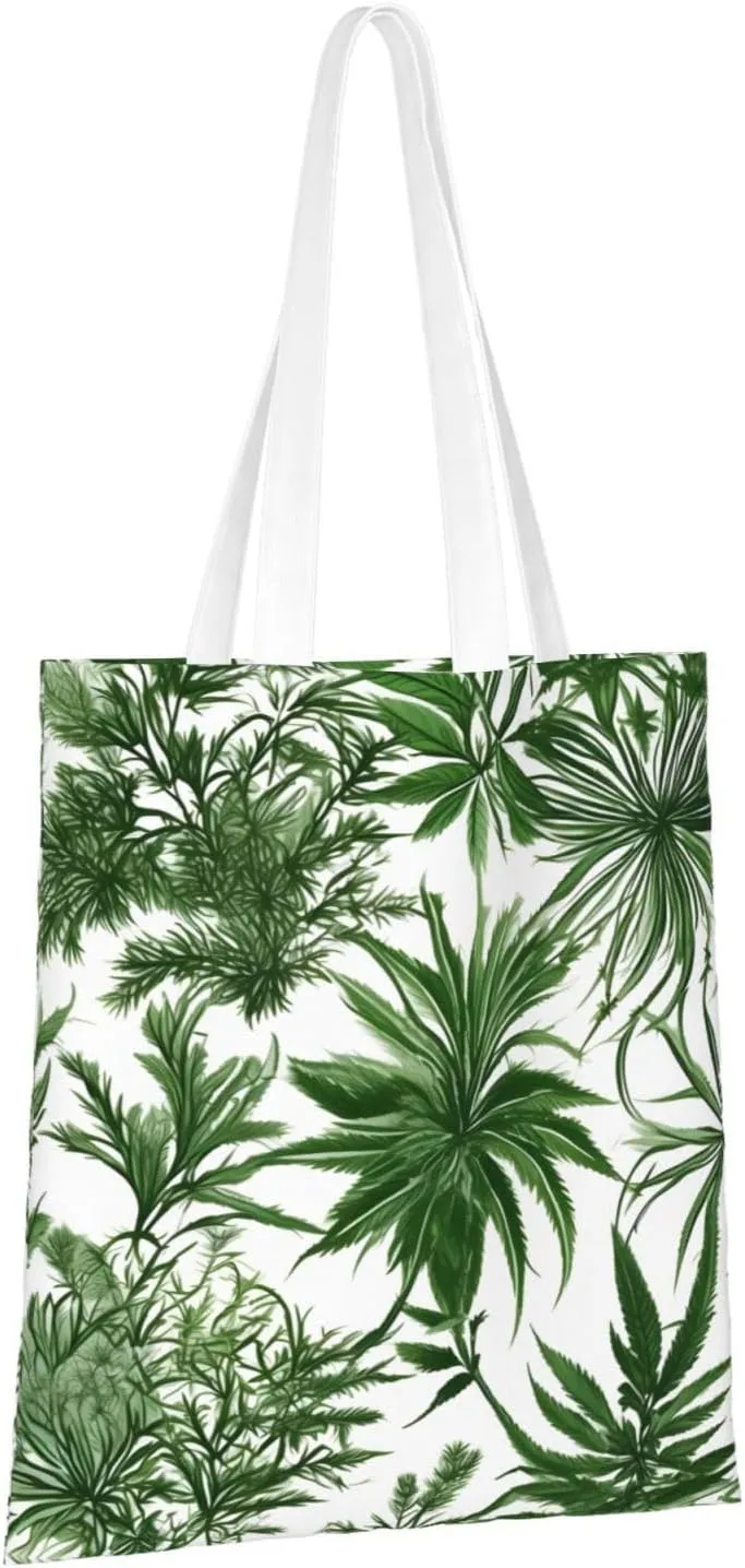 Canvas Tote Bags For Women,Tote Bag,Canvas Crossbody Bag For Office,Travel,Christmas Gift,Many Small Cactus Art Print