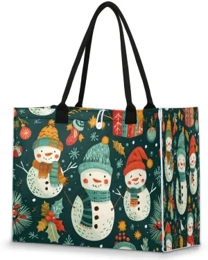 Canvas Tote Bags, Reusable Canvas Bags Use For Grocery Bags, Shopping Bags, Work, Daily Use