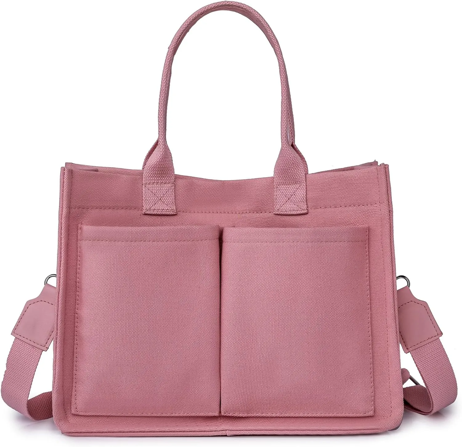 Canvas Tote for Women - Beach & Travel, Laptop Shoulder Bag - Cute Teacher Purse