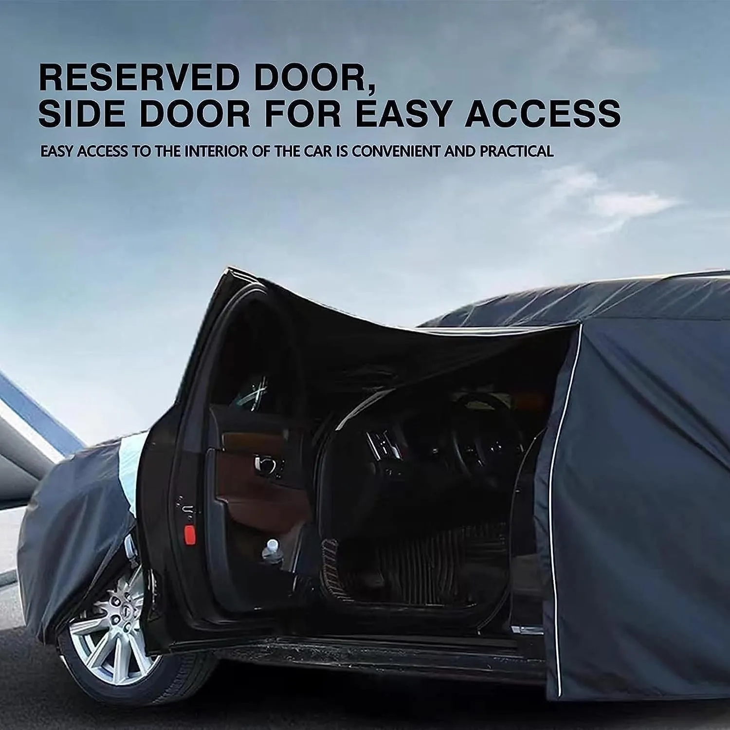 Car Cover Waterproof Compatible with Ligier Ambra/BE UP/Due/JS RC/Js50/Nova Outdoor Car Covers Weather Waterproof Breathable Large Car Cover with Zipper,Custom Full Car Cover,for Snow Rain Protection
