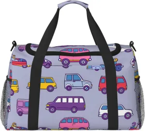 Car Truck Duffle Bag for Travel Motorcycle Sports Gym Tote Carry On Bag Large Shoulder Weekend Overnight for Workout