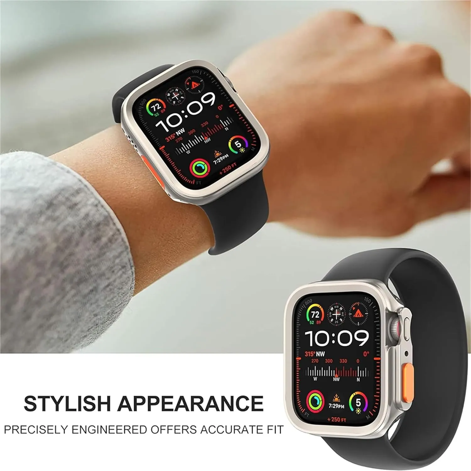 Case for Apple Watch Ultra 10 9 8 7 46mm 42mm 45mm 41mm 44mm 40mm Soft TPU Shockproof Protective Full Bumper Cover for iwatch series 6 5 4 SE Case