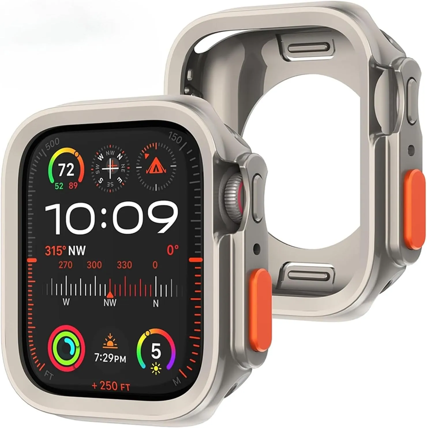 Case for Apple Watch Ultra 10 9 8 7 46mm 42mm 45mm 41mm 44mm 40mm Soft TPU Shockproof Protective Full Bumper Cover for iwatch series 6 5 4 SE Case