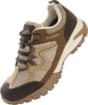 CC-Los Women's Waterproof Hiking Shoes Lightweight Breathable Walking Shoes for Outdoor Climbing Size 5.5-10.5