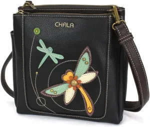 CHALA Merry Messenger RFID Protected Women Faux Leather Shoulder Purse with Adjustable Crossbody Strap