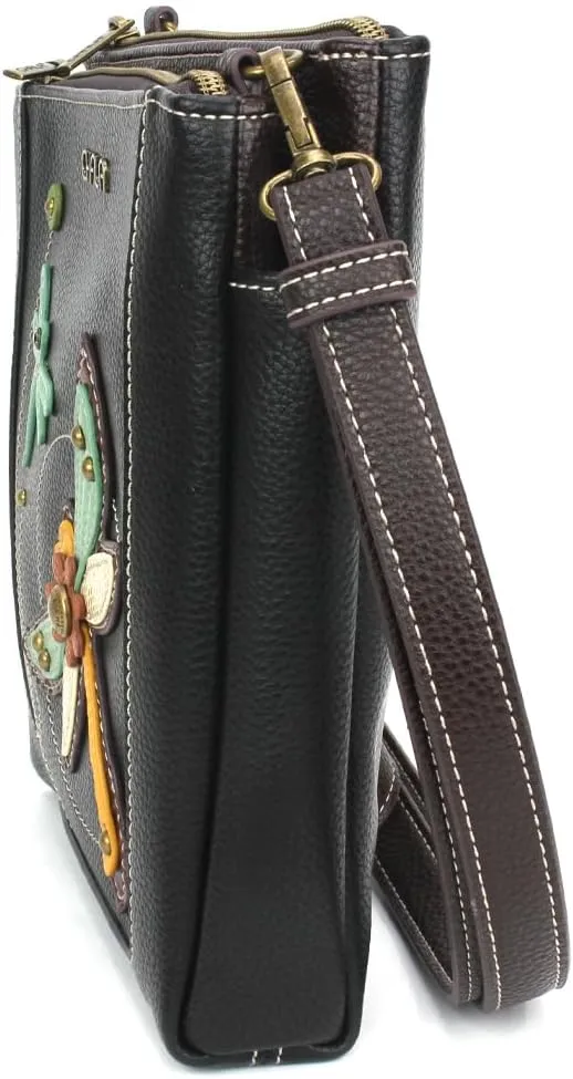 CHALA Merry Messenger RFID Protected Women Faux Leather Shoulder Purse with Adjustable Crossbody Strap