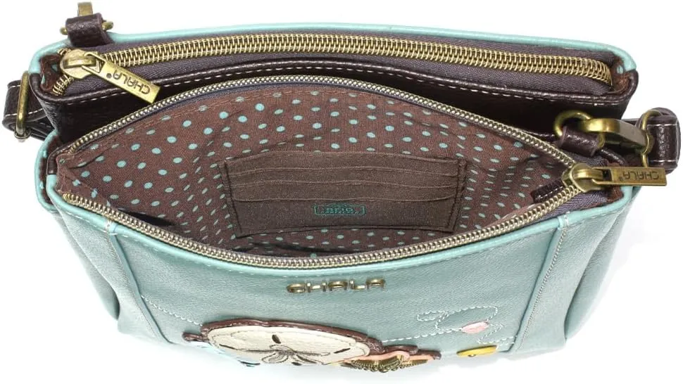 CHALA Merry Messenger RFID Protected Women Faux Leather Shoulder Purse with Adjustable Crossbody Strap