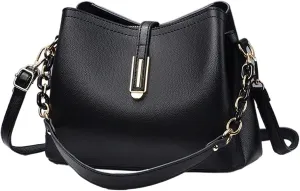 Classic Simple Bucket Bag, Women's Elegant Shoulder Bag, All-Match Bag For Work
