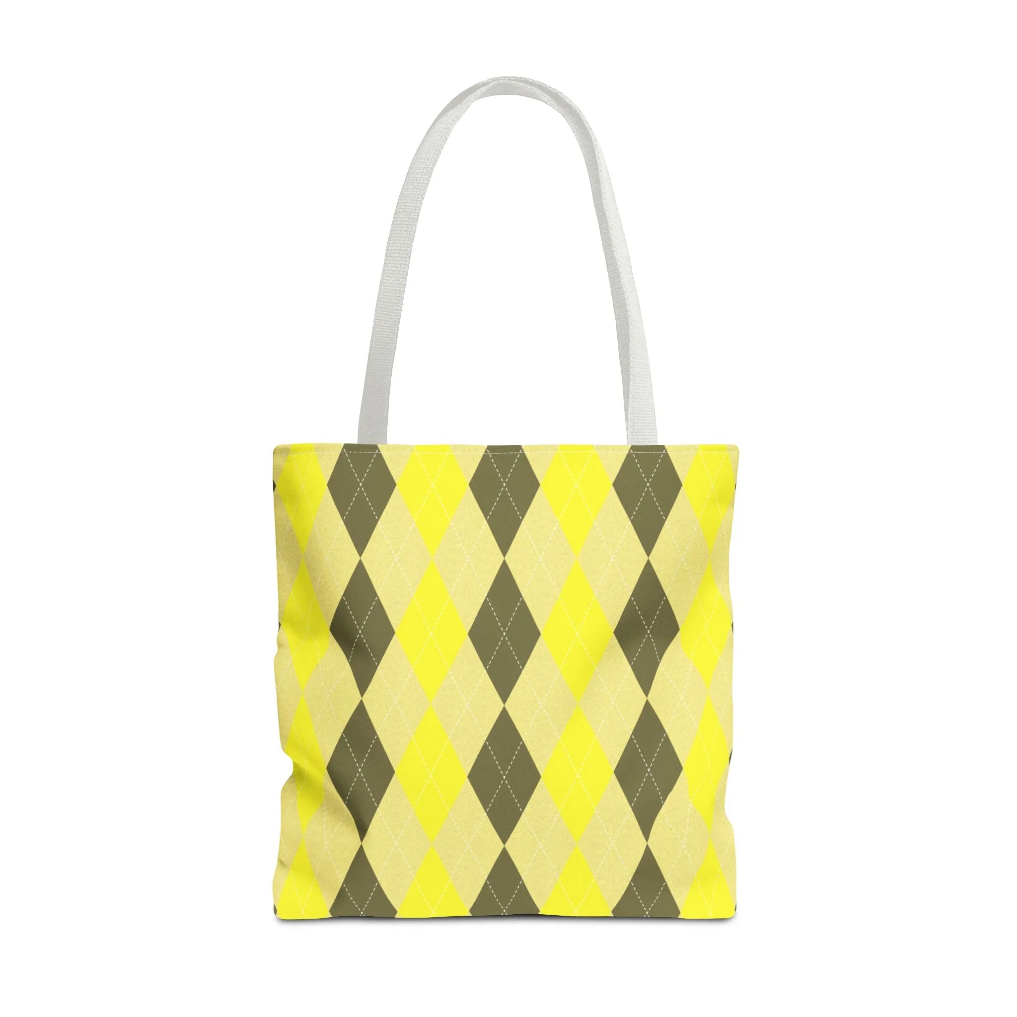 Classic Tote - Yellow Argyle