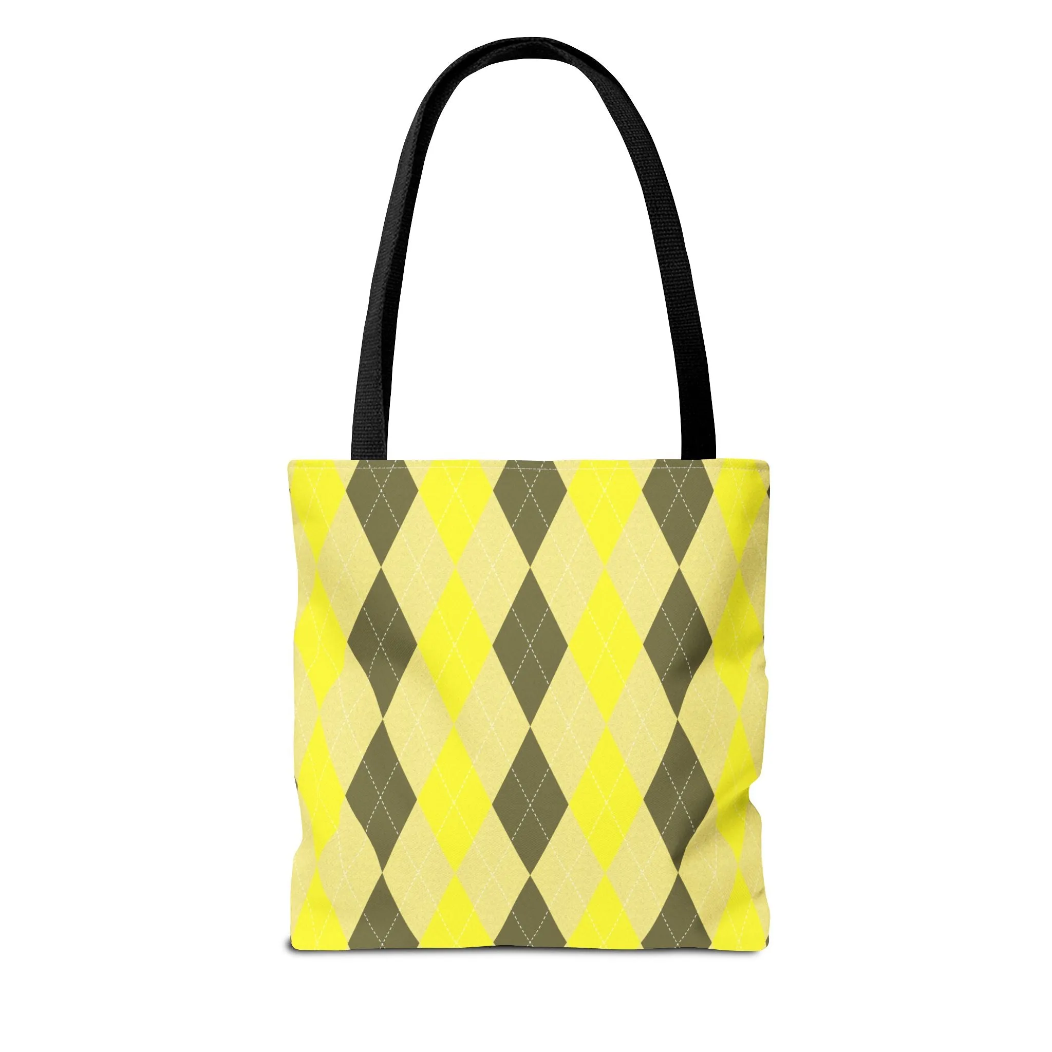 Classic Tote - Yellow Argyle