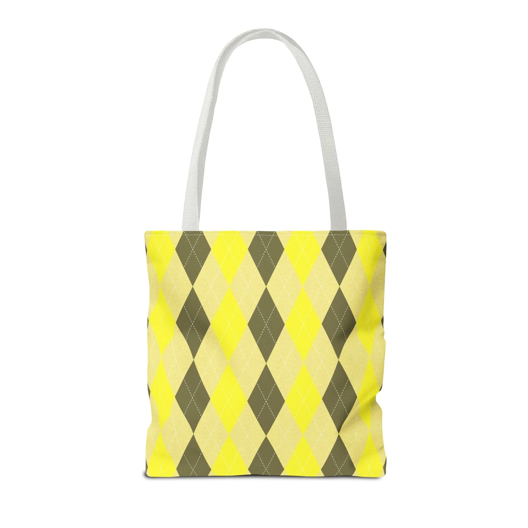 Classic Tote - Yellow Argyle