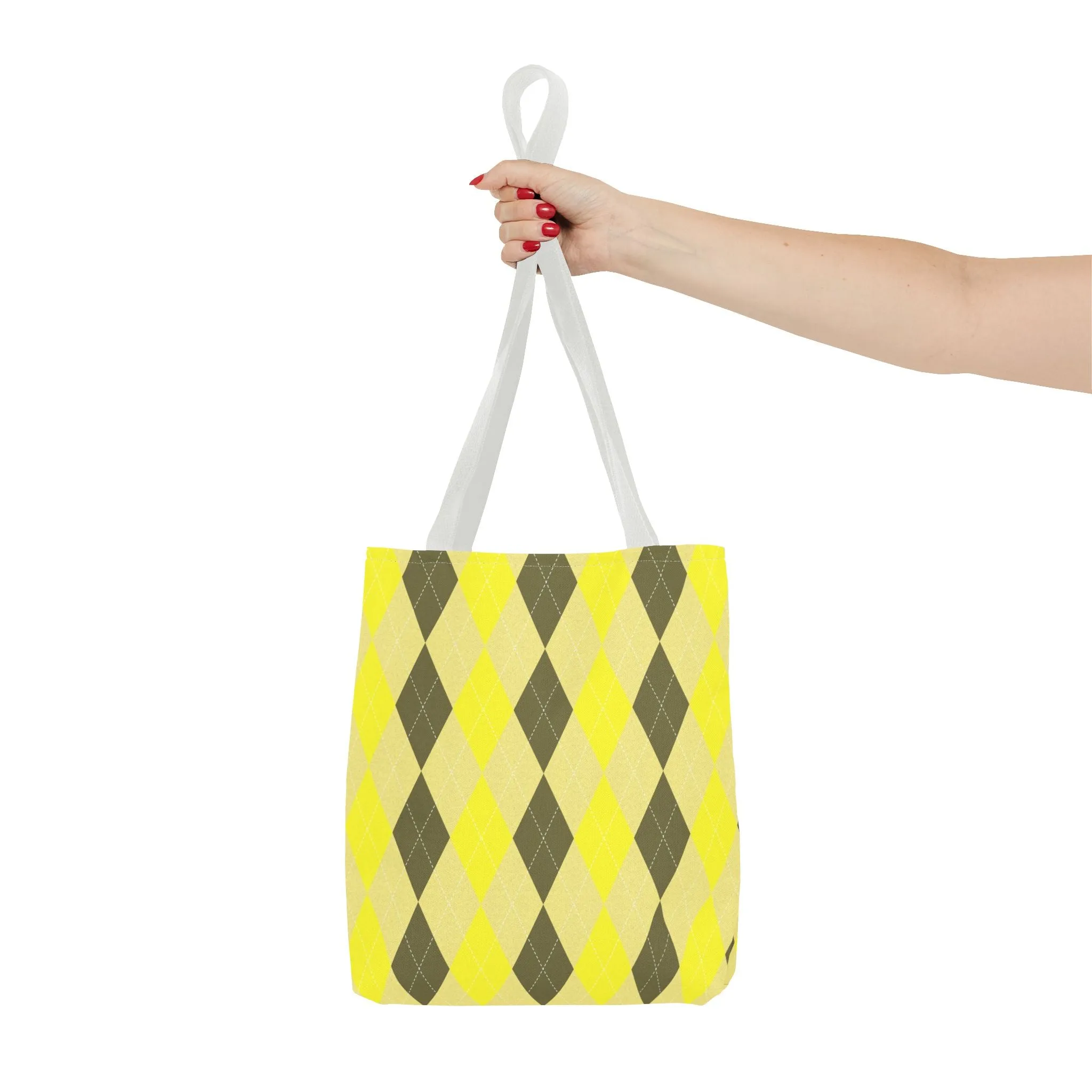 Classic Tote - Yellow Argyle