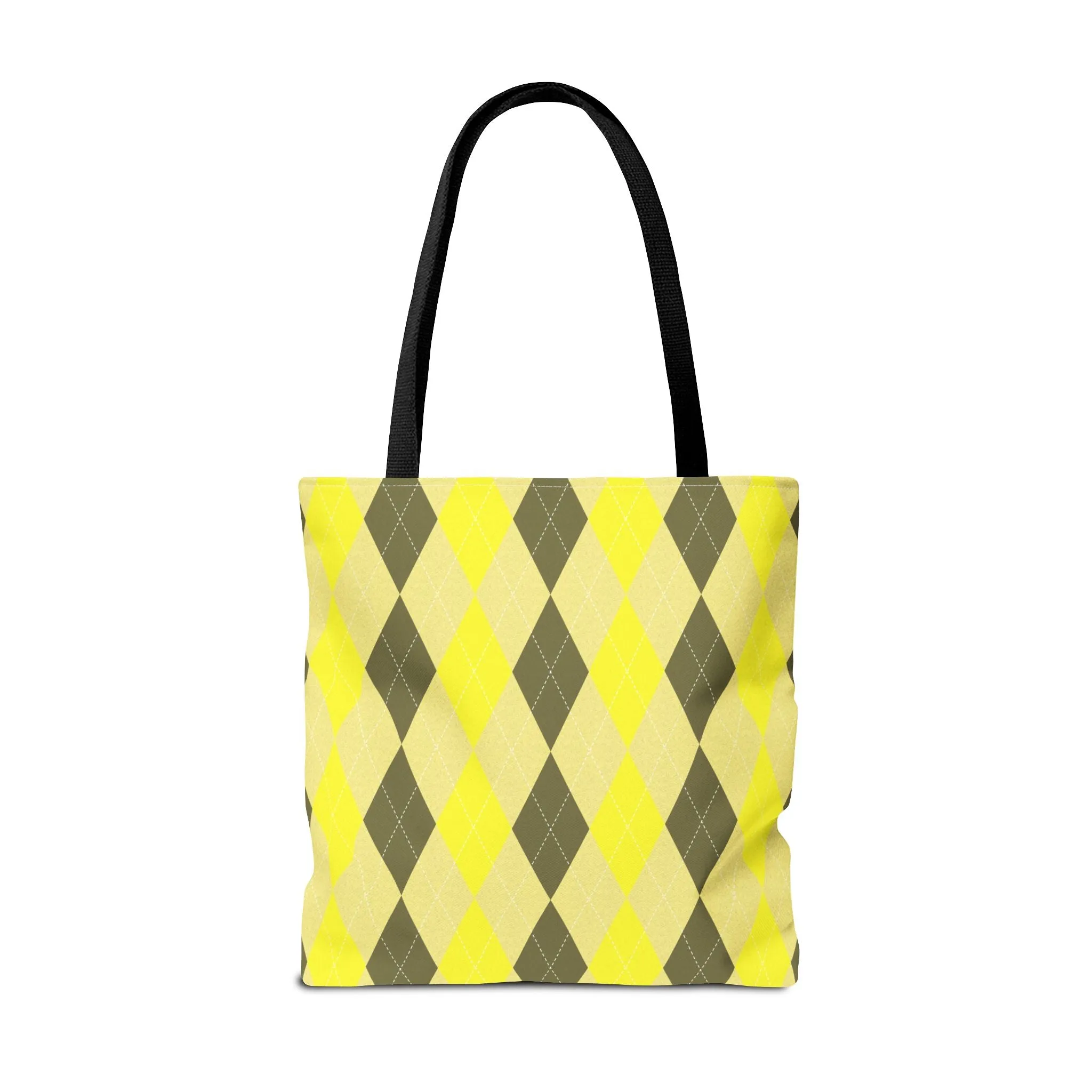 Classic Tote - Yellow Argyle