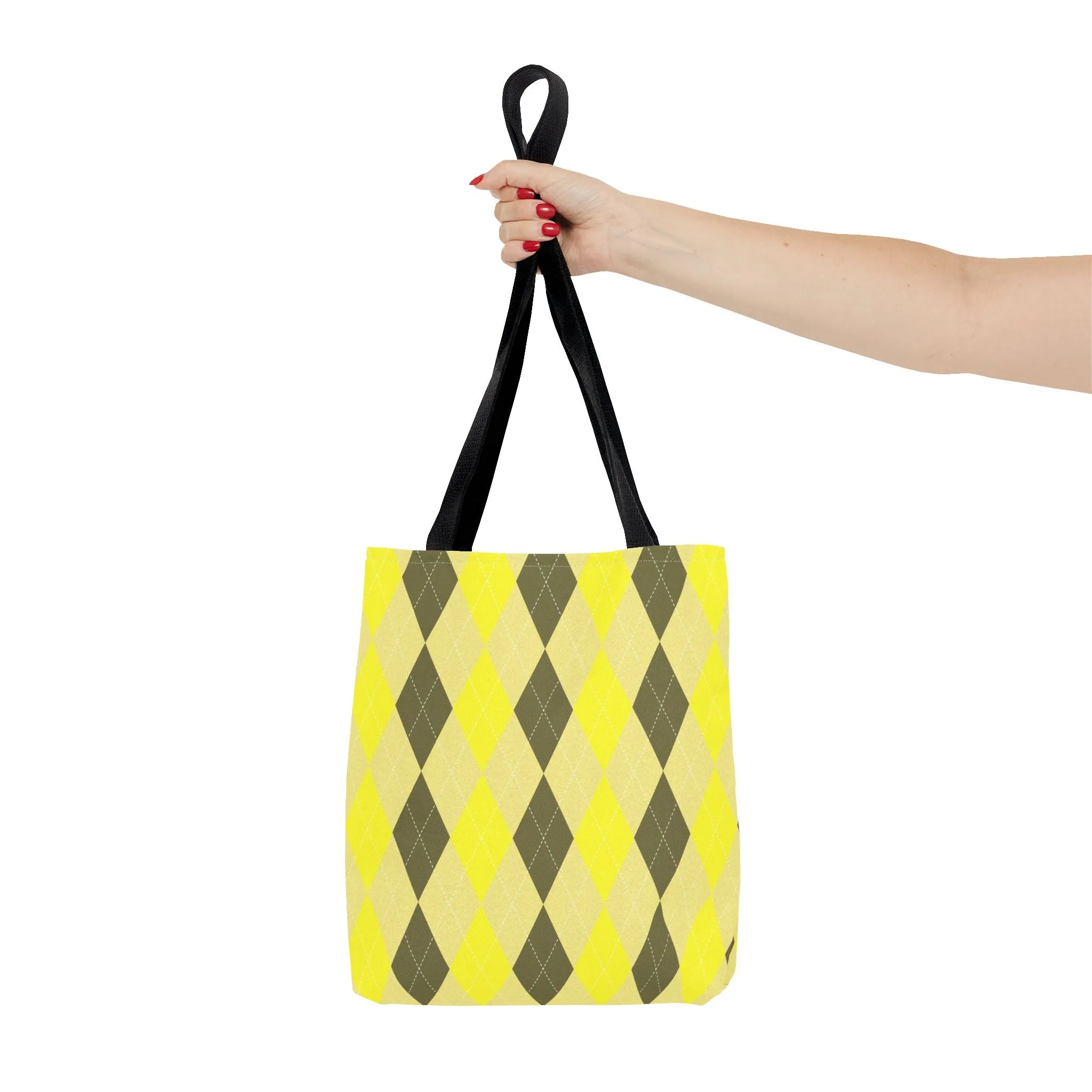 Classic Tote - Yellow Argyle