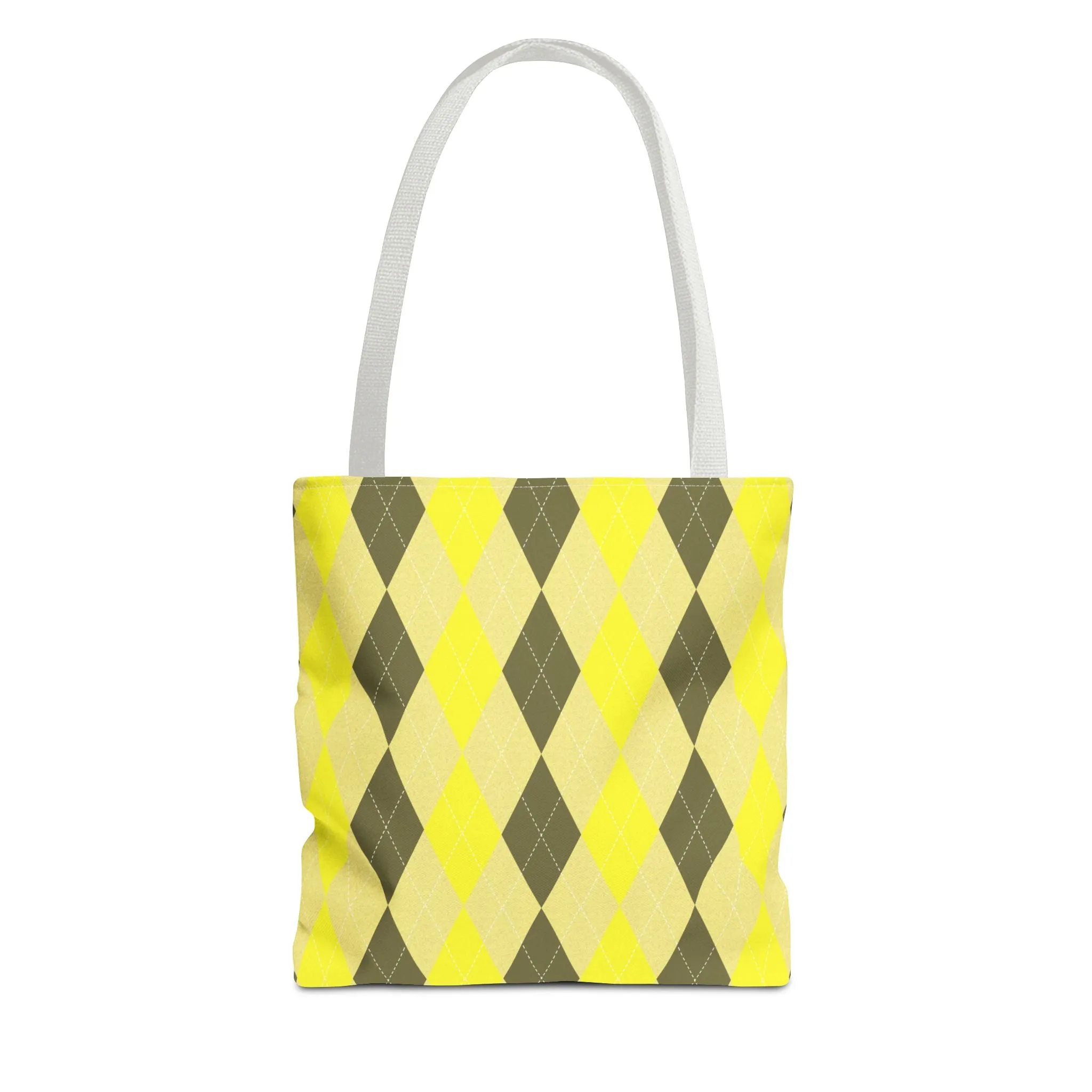 Classic Tote - Yellow Argyle