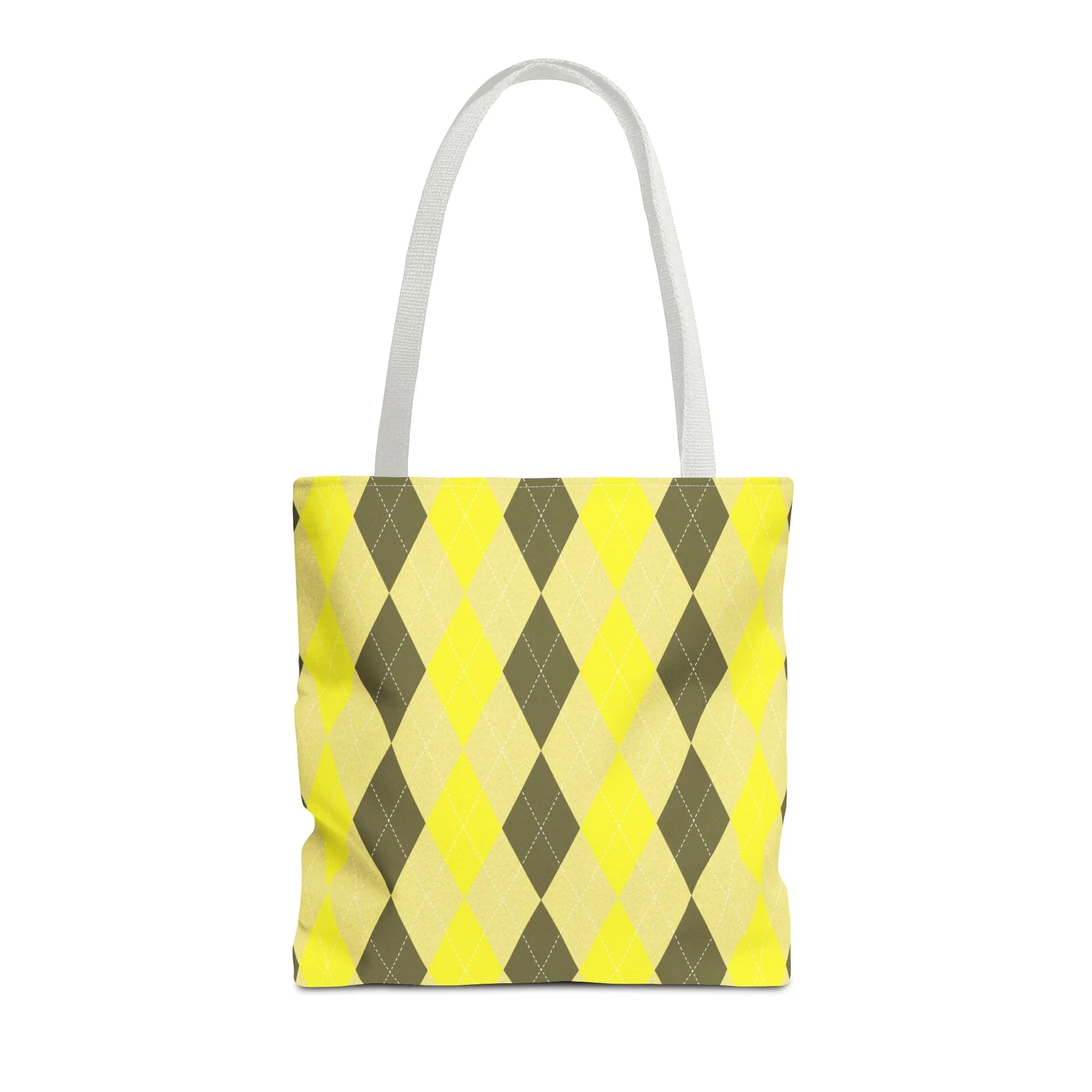 Classic Tote - Yellow Argyle