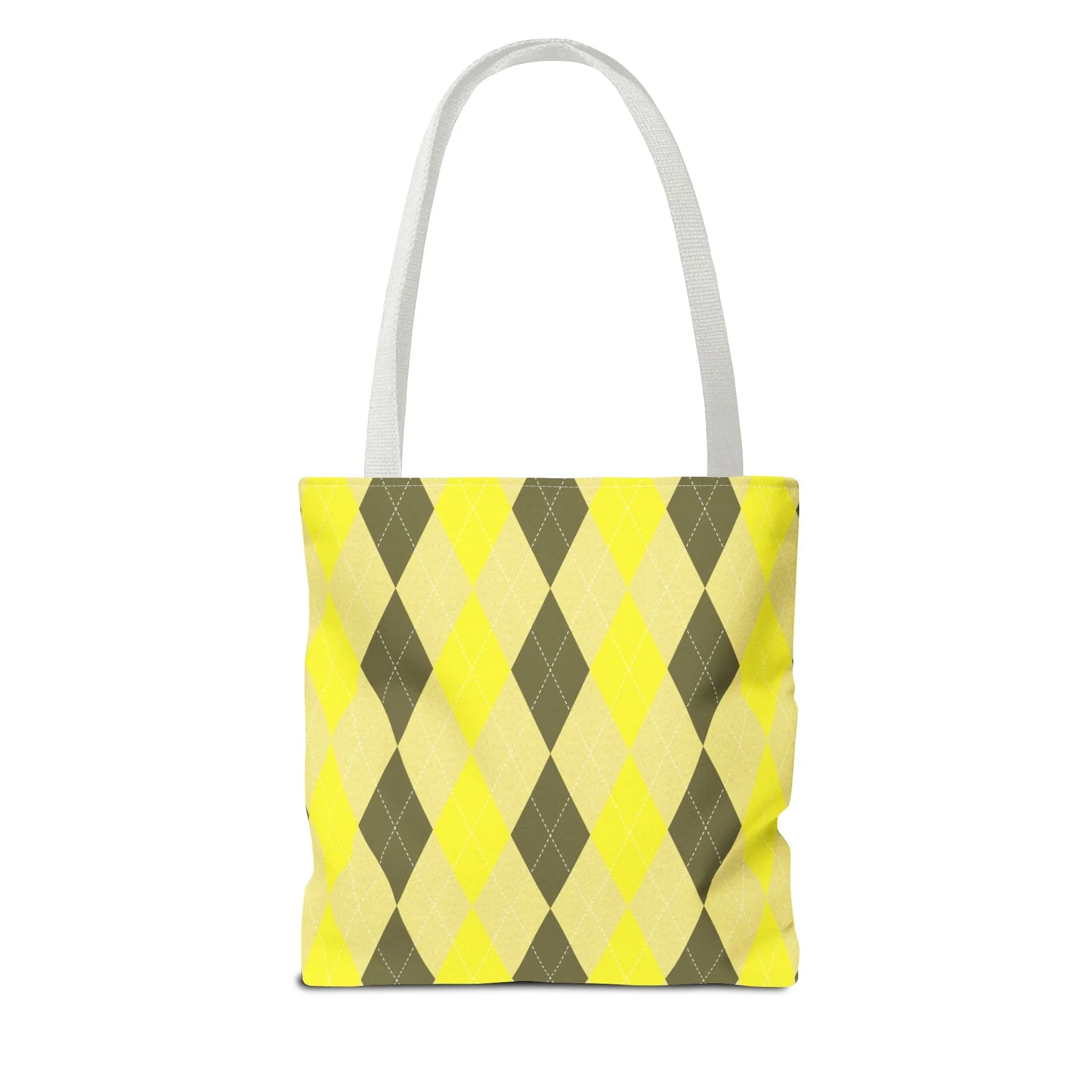 Classic Tote - Yellow Argyle
