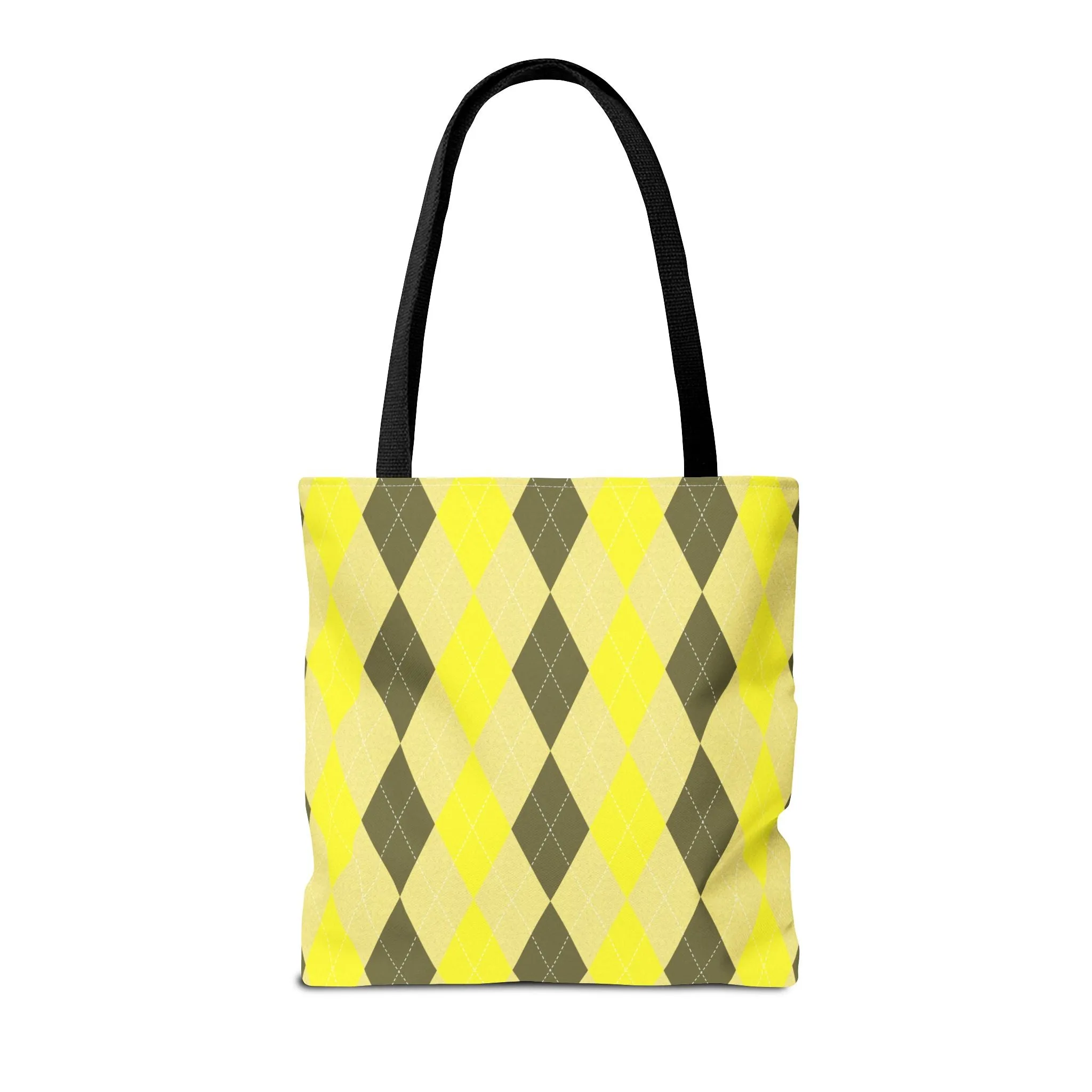 Classic Tote - Yellow Argyle
