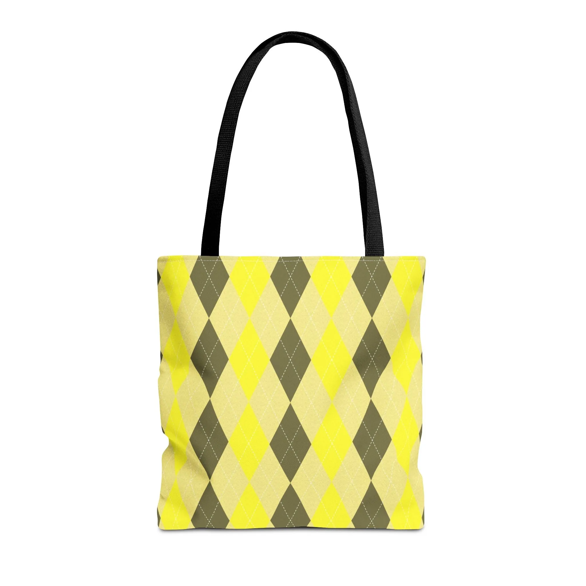 Classic Tote - Yellow Argyle