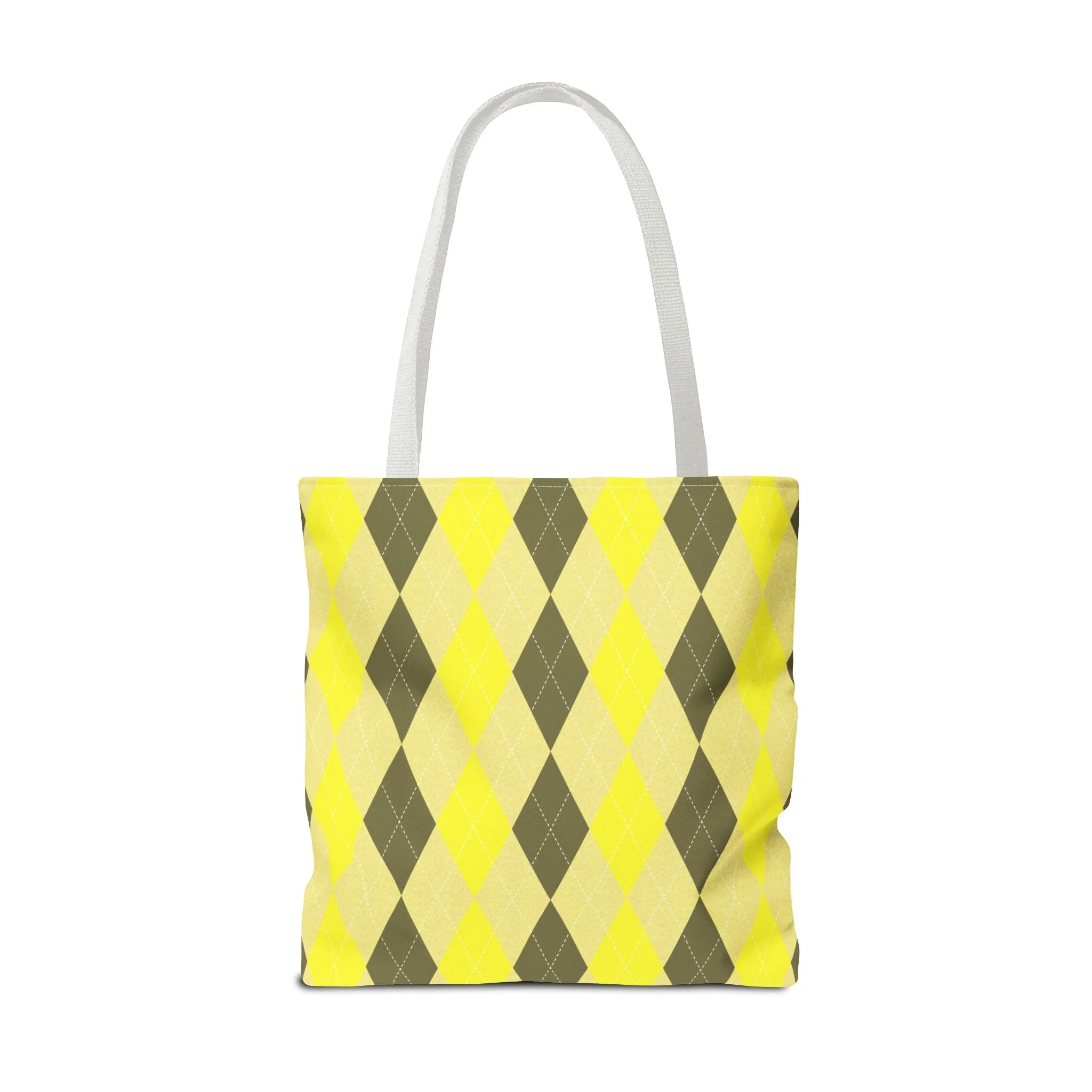 Classic Tote - Yellow Argyle