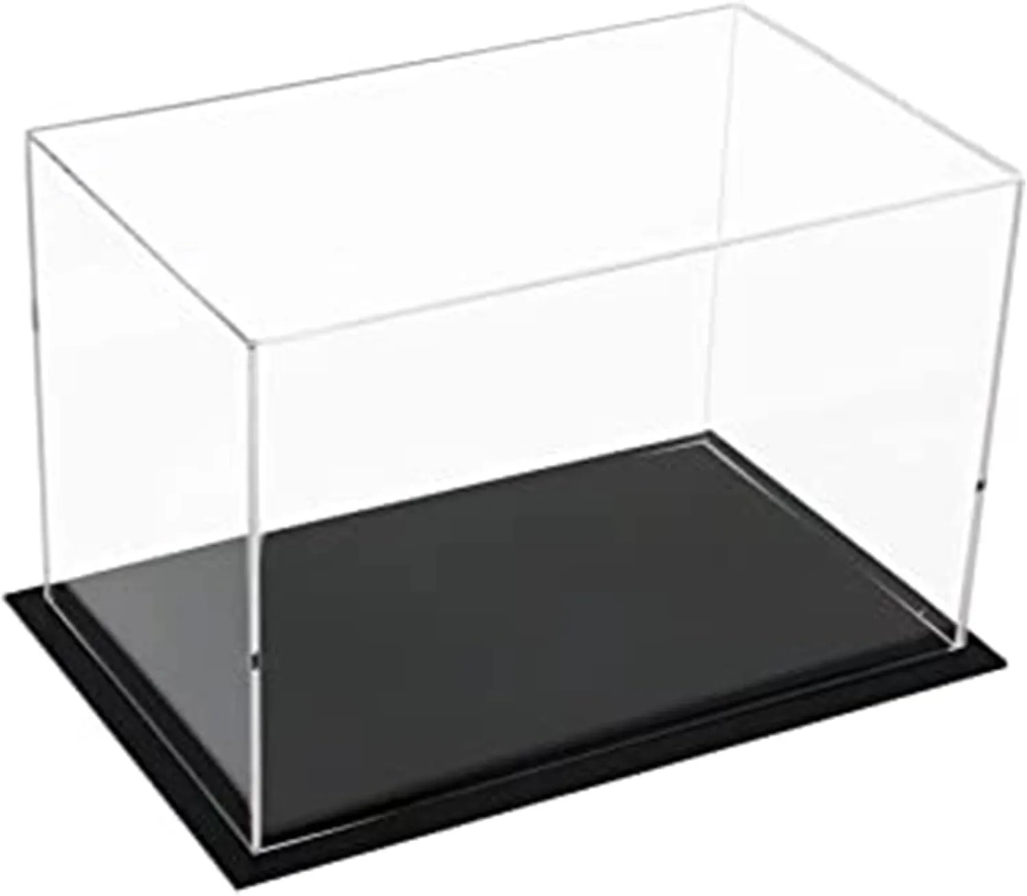 Clear Acrylic Display Case Box ，Versatile Collectibles Display Dustproof Showcase with Thickening Base，for Display Action Figures Home Storage Organizing Toys (22x13x12inch/55x33x30cm)