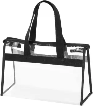 Clear Dustproof Bags, 18 * 13 * 8 Inch Dust Cover Protector Storage Organizer Zipper, Hanging Transparent Hand Purse Box Organization for Closet Shelf, Makeup Clothes, Home Travel Stadium