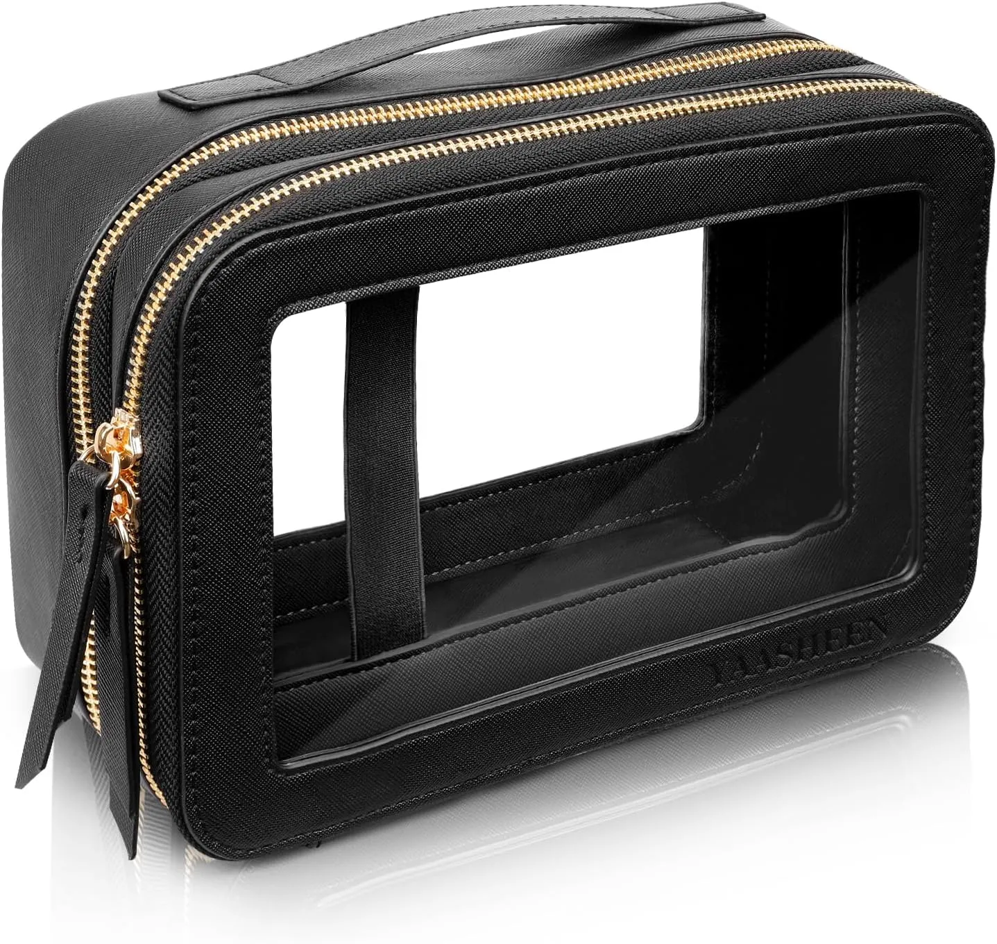 Clear Makeup Bag Cosmetic Travel Bag With Double Sided Zipper Waterproof Toiletry Bag for Women Business or Personal Travel Essentials