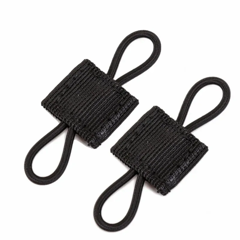 CLUSGO 2pcs Tactical Molle Backpack Buckle PTT Fixed Strap for Hunting and Outdoor Use