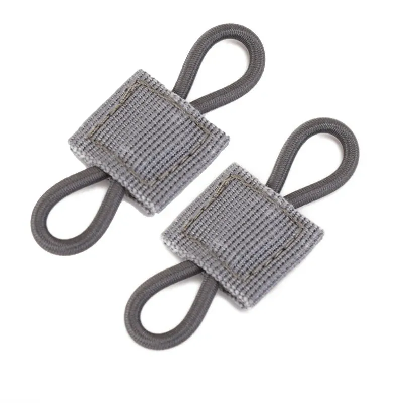 CLUSGO 2pcs Tactical Molle Backpack Buckle PTT Fixed Strap for Hunting and Outdoor Use